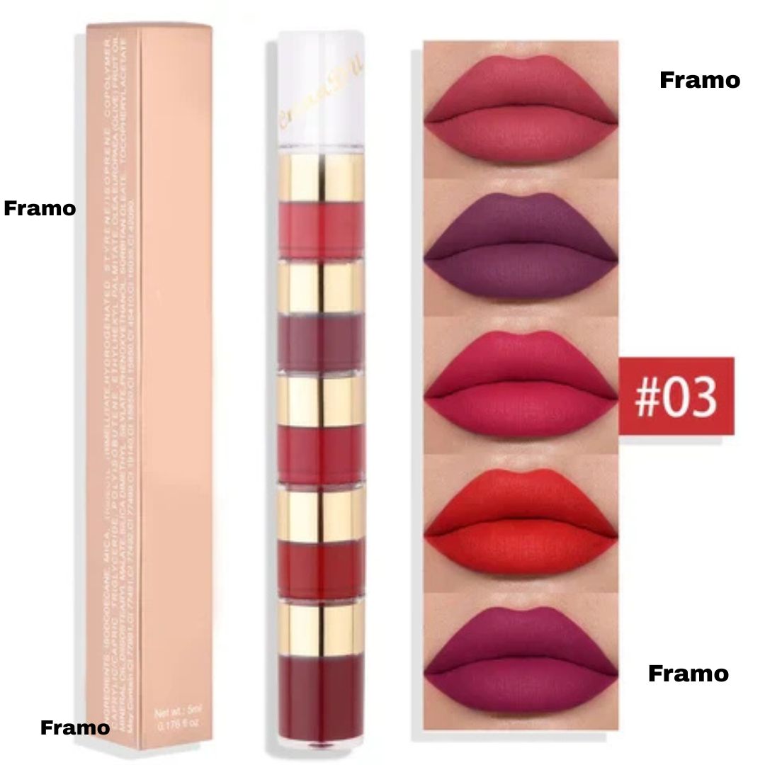 Rouge à lèvre 5 en 1