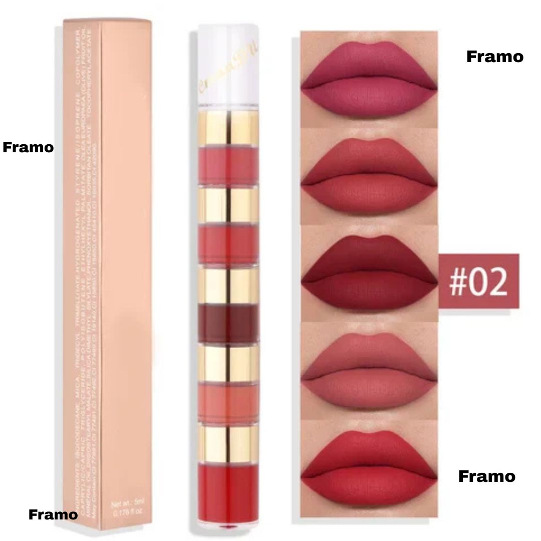 Rouge à lèvre 5 en 1