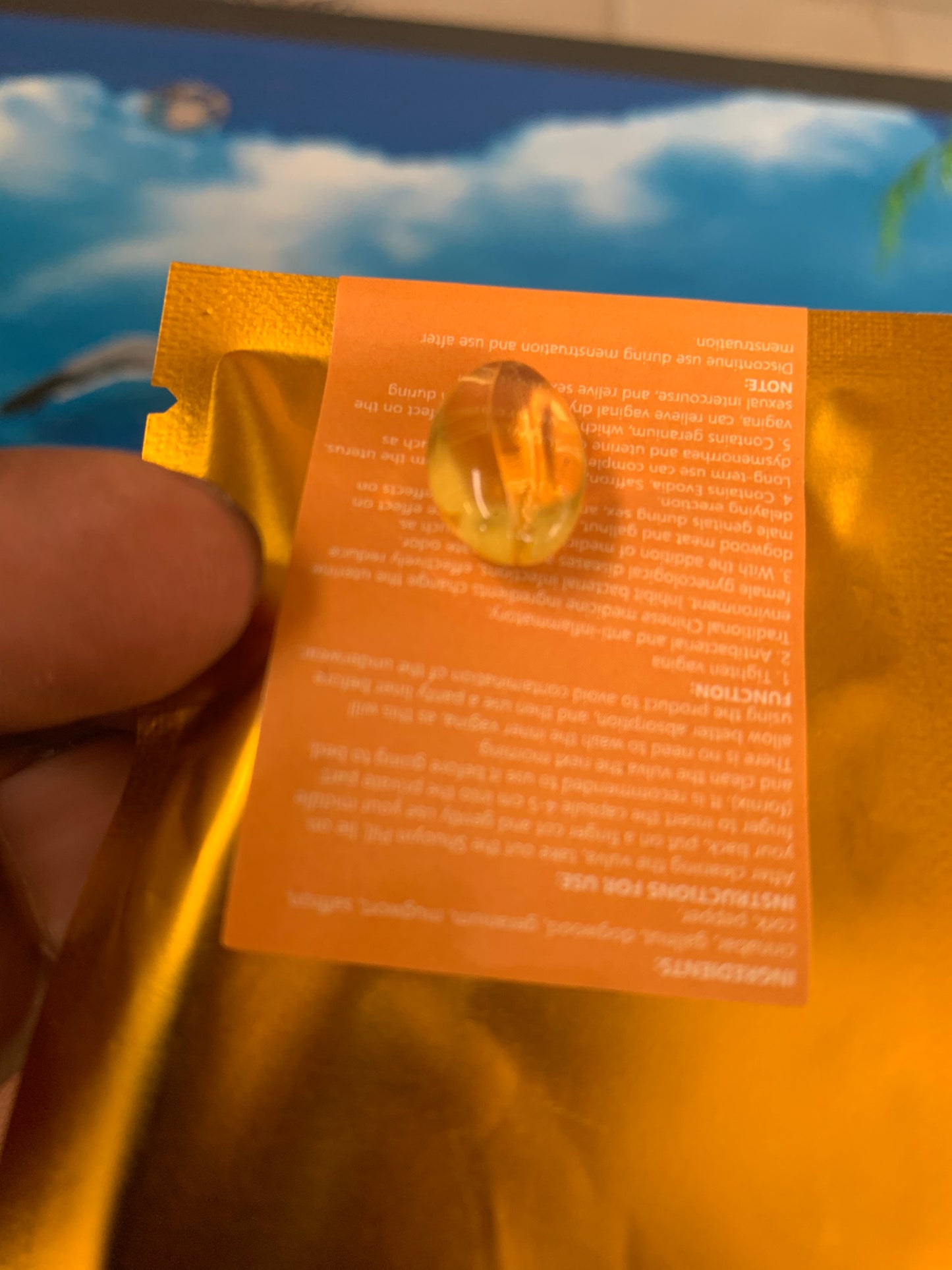 Capsule de resserrement vaginal